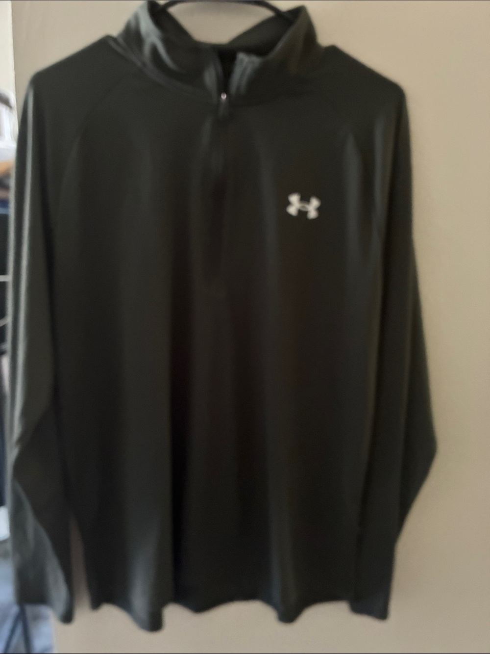 Under Armour Men's Dark Gray Quarter-Zip Performance Pullover
